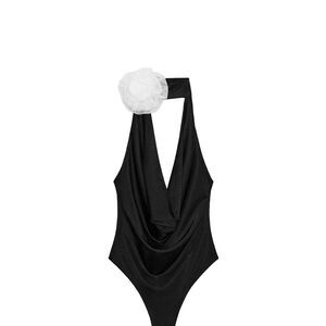 NWOT ZARA textured bodysuit open back